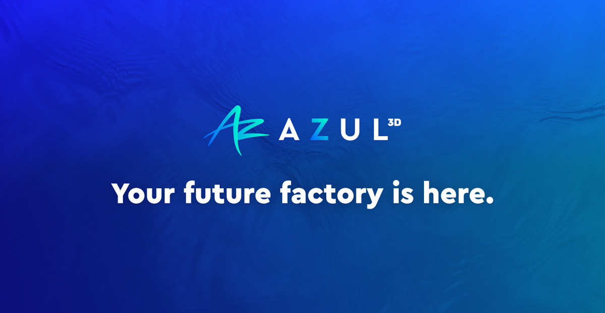 Azul 3D brand application