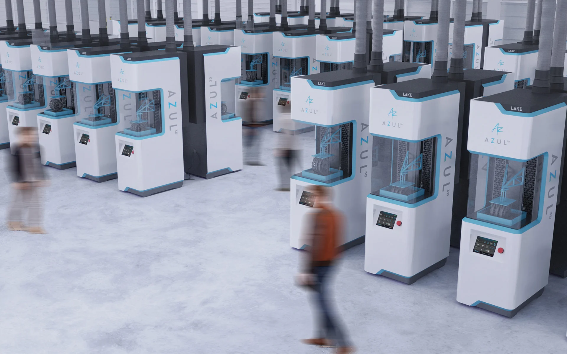 Azul 3D printer showroom