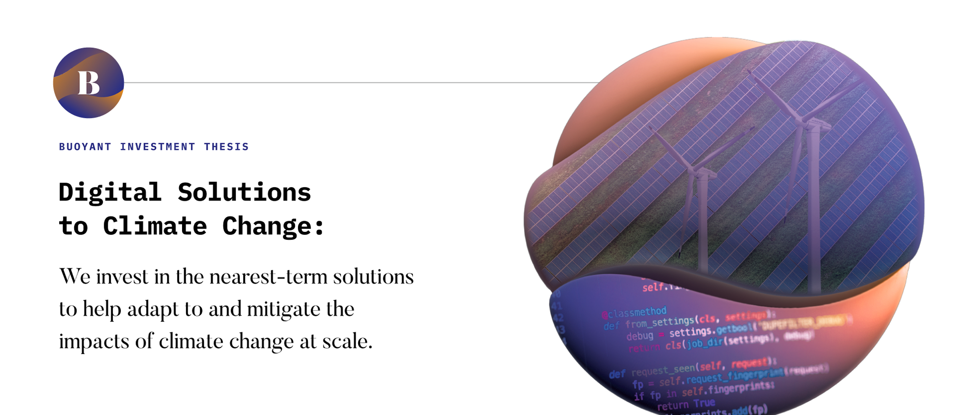 Climate tech illustration