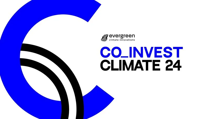 Concept 3 — blue C mark with Co_Invest Climate 24 lockup