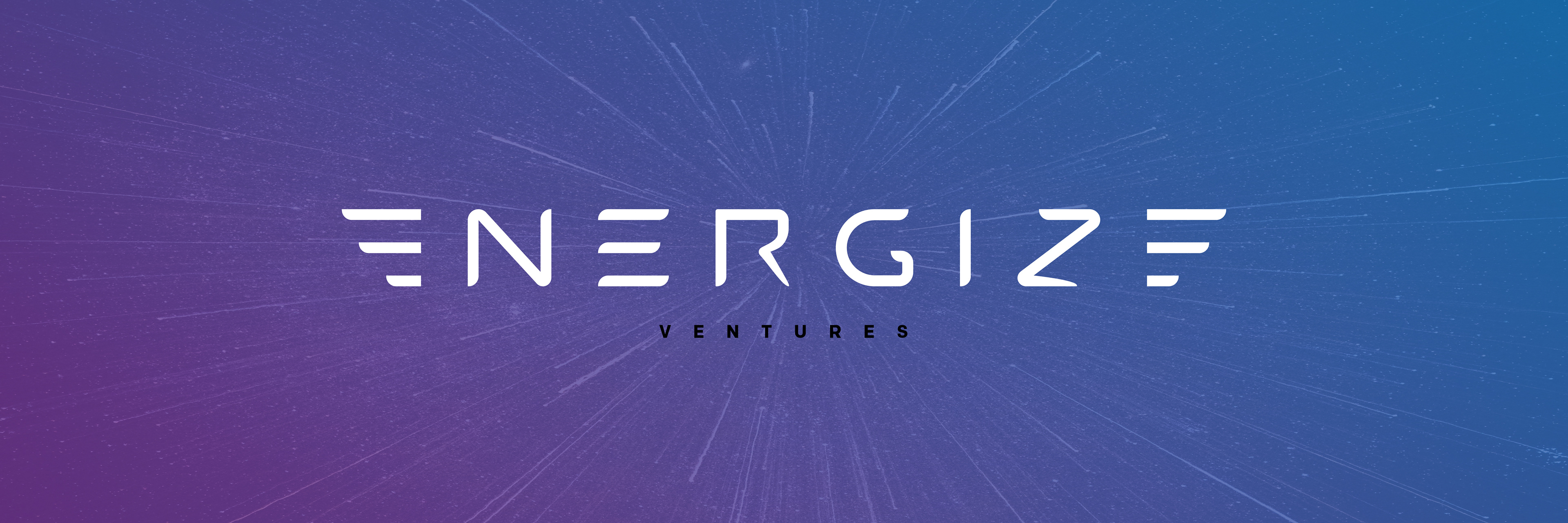 Energize logo lockup on gradient