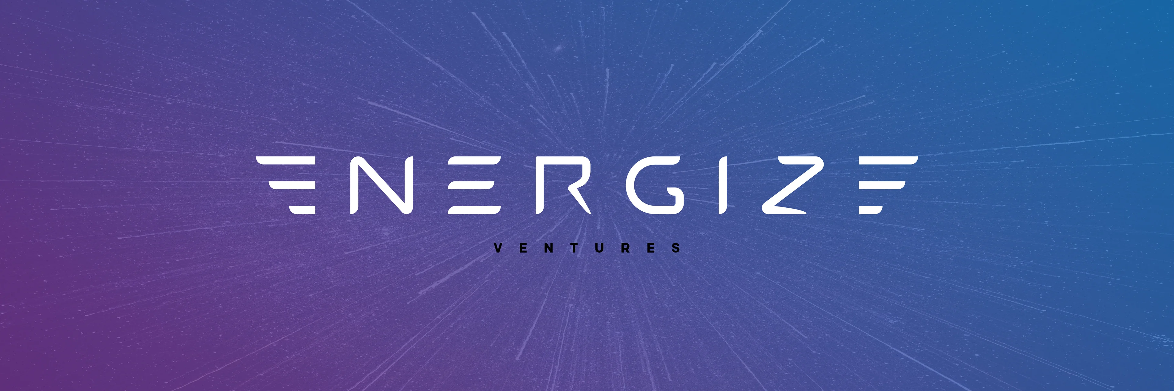 Energize logo lockup on gradient