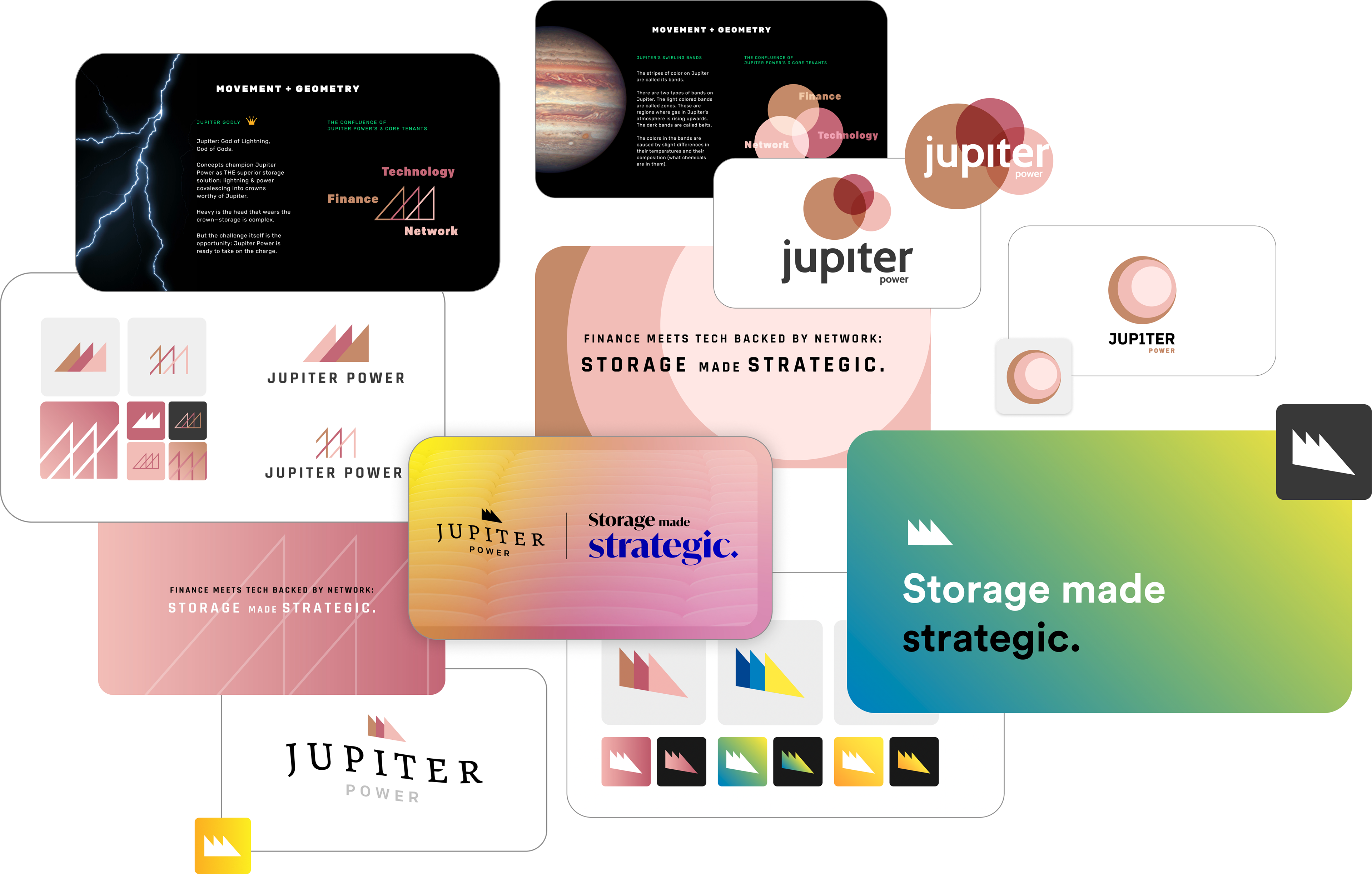 Logo exploration and iterative brand process