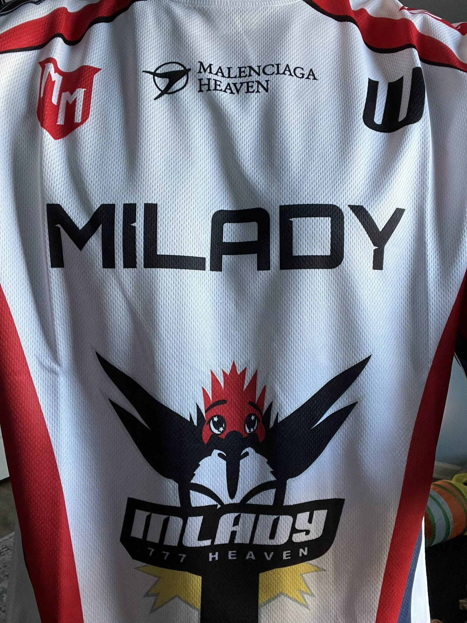 Community member wearing Mi777 jersey