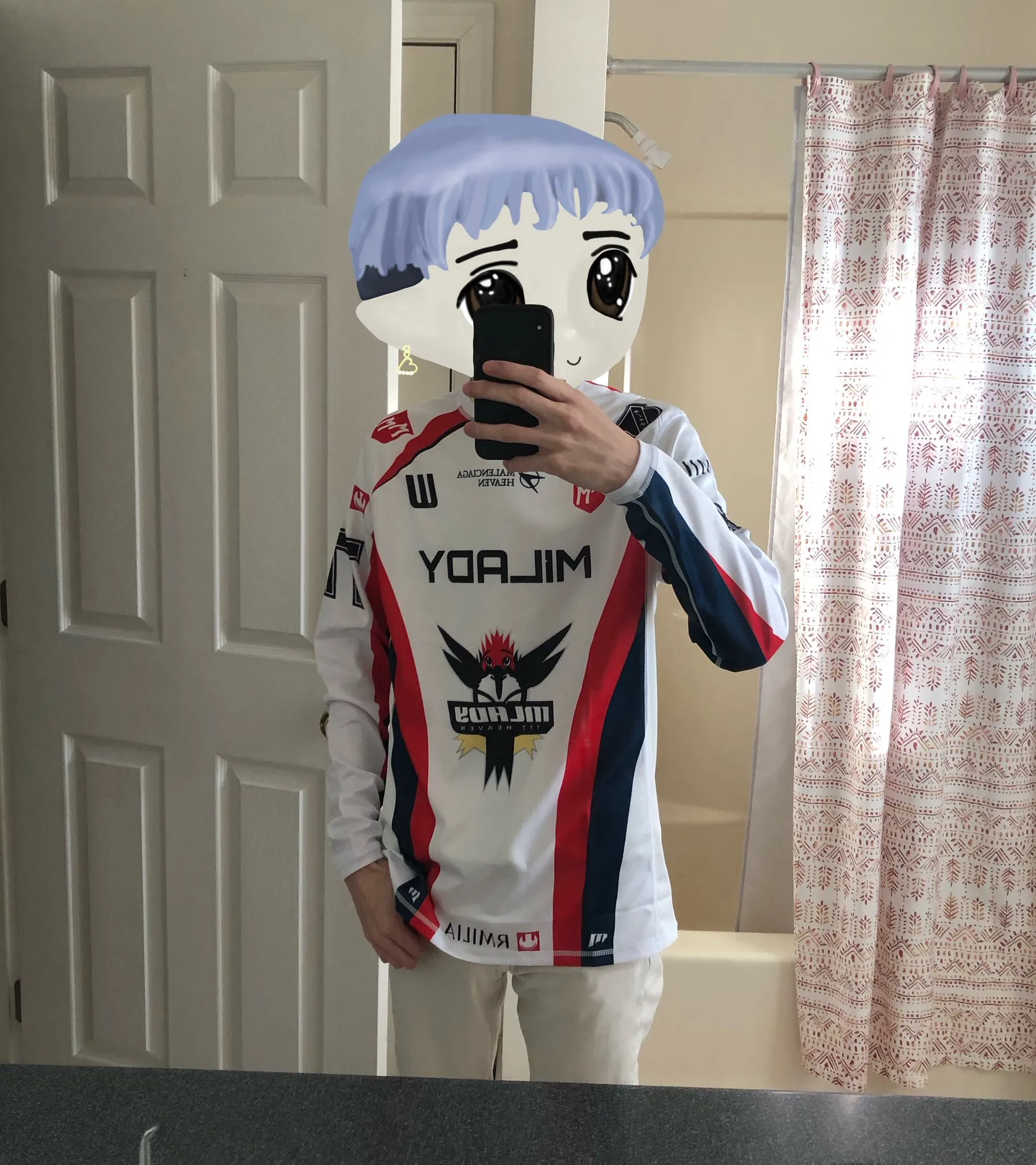 Community member wearing Mi777 jersey