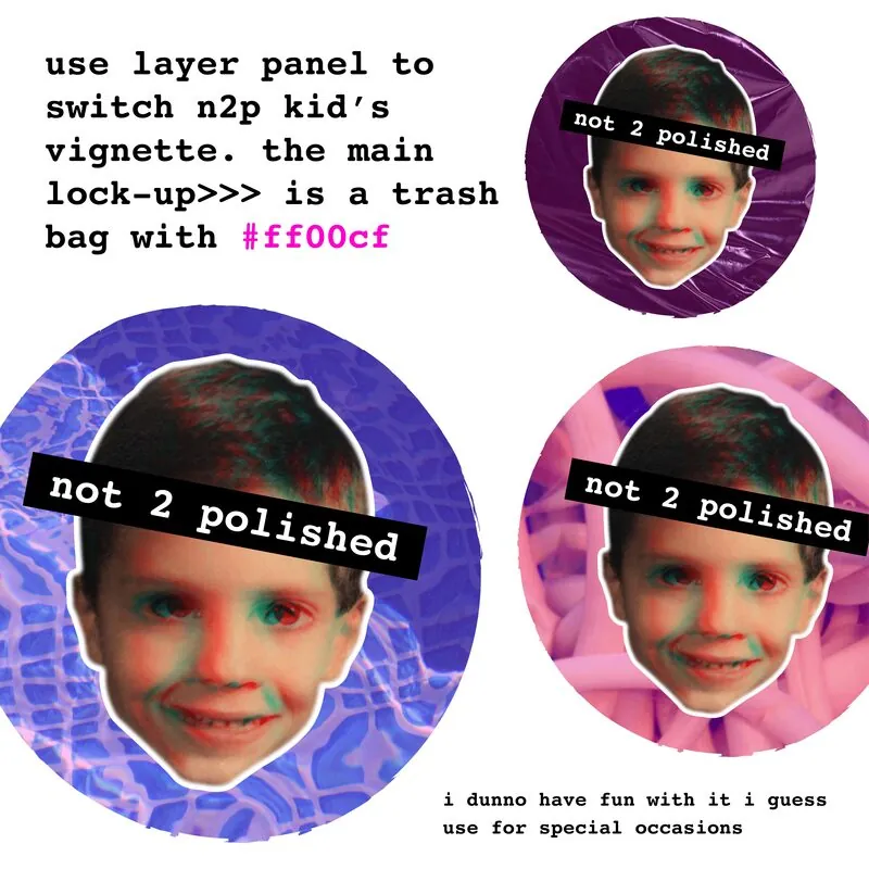 n2p vignette — purple circle on colorful background